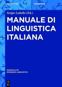 Manuale di linguistica italiana (eBook, ePUB)