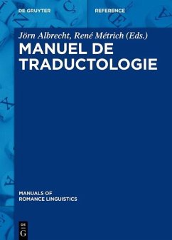 Cover Manuel de traductologie (eBook, ePUB)
