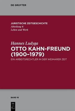 Cover Otto Kahn-Freund (1900-1979) (eBook, PDF)
