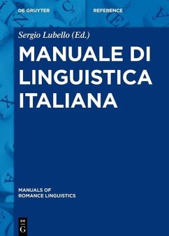 Cover Manuale di linguistica italiana (eBook, PDF)
