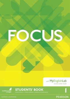 Cover Focus BrE 1 Students' Book & MyEnglishLab Pack, m. 1 Beilage, m. 1 Online-Zugang