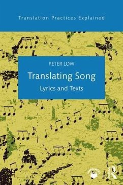 Translating Song - Low, Peter (University of Canterbury, New Zealand)