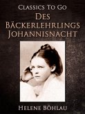 Des Bäckerlehrlings Johannisnacht (eBook, ePUB)
