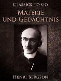 Materie und Gedächtnis (eBook, ePUB)