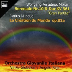 Serenade Nr. 10 Kv 361/La Création Du Monde Op. 81 - Globoka/Faja/Italian Youth Orchestra