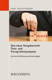 Das neue Vergaberecht - Text- und Paragrafensynopsen (eBook, PDF)