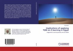 Implications of applying TQM on E-learning in Egypt