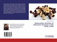Nationalistic Activities of Lithuanian Germans in the 1920s-1930s