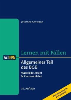 Allgemeiner Teil des BGB - Schwabe, Winfried