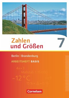 Zahlen und Größen 7. Schuljahr - Berlin und Brandenburg - Arbeitsheft Basis mit Online-Lösungen - Berkemeier, Helga