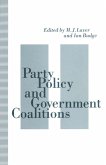 Party Policy and Government Coalitions (eBook, PDF)