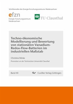 Techno-ökonomische Modellierung und Bewertung von stationären Vanadium-Redox-Flow-Batterien im industriellen Maßstab - Minke, Christine