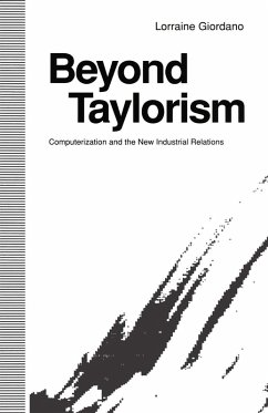 Beyond Taylorism (eBook, PDF) - Giordano, Lorraine