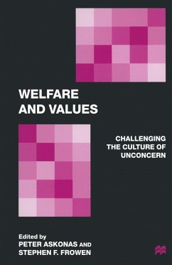 Welfare and Values (eBook, PDF)