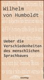 Ueber die Verschiedenheiten des menschlichen Sprachbaues (eBook, ePUB)