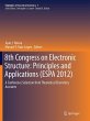 8th Congress on Electronic Structure:... - Bild 1