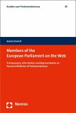 Members of the European Parliament on the Web (eBook, PDF)