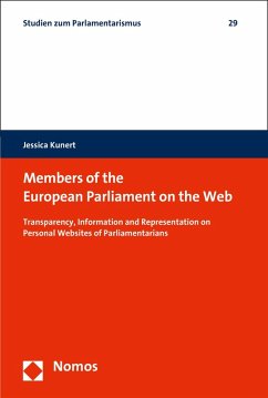 Members of the European Parliament on the Web (eBook, PDF) - Kunert, Jessica