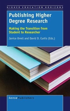 Cover Publishing Higher Degree Research