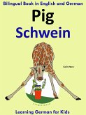 Bilingual Book in English and German: Pig - Schwein - Learn German Collection (eBook, ePUB)