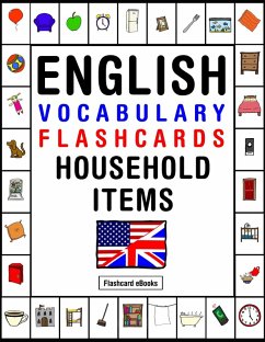 Cover English Vocabulary: Flashcards - Household items (eBook, ePUB)