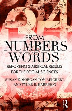 From Numbers to Words (eBook, PDF) - Morgan, Susan; Reichert, Tom; Harrison, Tyler R.