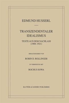 Transzendentaler Idealismus (eBook, PDF) - Husserl, Edmund