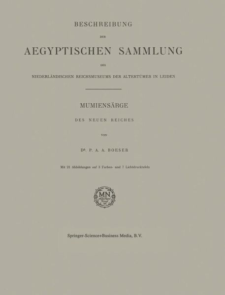 Beschreibung der Aegyptischen Sammlung des Niederländischen Reichsmuseums der Altertümer in Leiden (eBook, PDF)