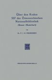 Über den Kodex 507 der Österreichischen Nationalbibliothek (Reuner Musterbuch) (eBook, PDF)