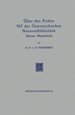 Über den Kodex 507 der Österreichischen Nationalbibliothek (Reuner Musterbuch) (eBook, PDF) - Vermeeren, P. J. H.