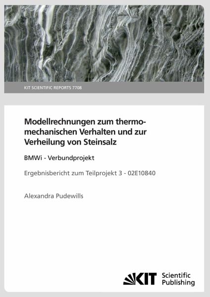 Modellrechnungen zum thermomechanischen Verhalten und zur Verheilung von Steinsalz: BMWi - Verbundprojekt Ergebnisbericht zum Teilprojekt 3 - 02E10840 Modellrechnungen zum thermomechanischen Verhalten und zur Verheilung von Steinsalz: BMWi - Verbundprojekt Ergebnisbericht zum Teilprojekt 3 - 02E10840
