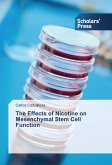 The Effects of Nicotine on Mesenchymal Stem Cell Function
