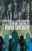 Crítica de la filosofía de las ciencias sociales de Max Weber (eBook, ePUB)