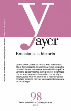 Emociones e historia : ayer 98 - Díaz Freire, José Javier