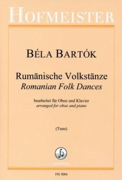 Rumänische Volkstänze, für Oboe, Klavier - Bartók, Béla