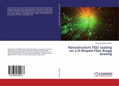 Nanostructure TiO2 coating on a D-Shaped Fiber Bragg Grating