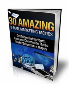 30 Amazing E-mail Marketing Tactics (eBook, PDF) - Collectif, Ouvrage