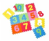 Knorrtoys 21001 - Puzzlematte Bodenpuzzle Spielmatte Spielteppich Schaumstoffmatten 10 Matten, 26 Teile