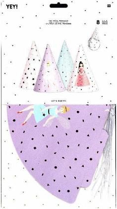 Partyhüte, Prinzessin Partyhüte, Prinzessin