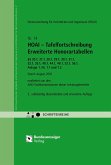 HOAI - Tafelfortschreibung Erweiterte Honorartabellen §§ 20.1, 21.1, 28.1, 29.1, 20.1, 32.1, 35.1, 40.1, 44.1, 48.1, 52.1, 56.1, Anlage 1, Nr 1.1 und 1.2