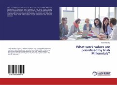 What work values are prioritised by Irish Millennials?