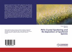 PbTe Crystal Sputtering and Re-deposition of Sputtered Species