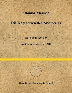 Die Kategorien des Aristoteles - Maimon, Salomon