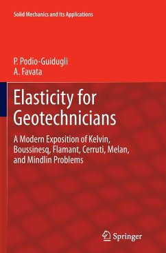 Elasticity for Geotechnicians - Podio-Guidugli, Paolo;Favata, Antonino