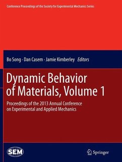 Dynamic Behavior of Materials, Volume 1