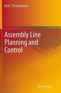 Assembly Line Planning and Control - Thomopoulos, Nick T.