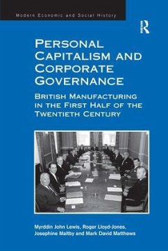 Personal Capitalism and Corporate Governance - Lewis, Myrddin John; Lloyd-Jones, Roger; Matthews, Mark David
