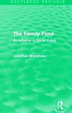 The Family Fund (Routledge Revivals) - Bradshaw, Jonathan