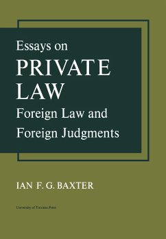 Essays on Private Law - Baxter, Ian