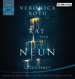 Gezeichnet / Rat der Neun Bd.1 (2 MP3-CDs) - Roth, Veronica